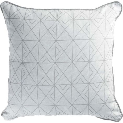 Coussin Déco "Quadris" 40x40cm Blanc