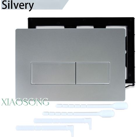 Argent mat-Panneau de remplacement pour réservoir encastré Geberit Sigma 115.770, accessoires pour réservoir de salle de bain UP300 UP320 - Non Original-KZQ (1/4)