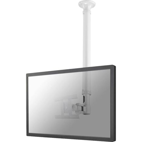Neomounts FPMA-C100WHITE Support d'écran pour plafond 1 Écran(s) 25,4 cm (10) - 76,2 cm (30) blanc réglable en hauteu (1/4)