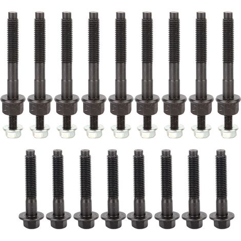 Eosnow Edelstahl Auspuffkrümmer Bolzen Bolzenkit für Chrysler 300 V8 5.7L 2005-2008 1AEEK00775