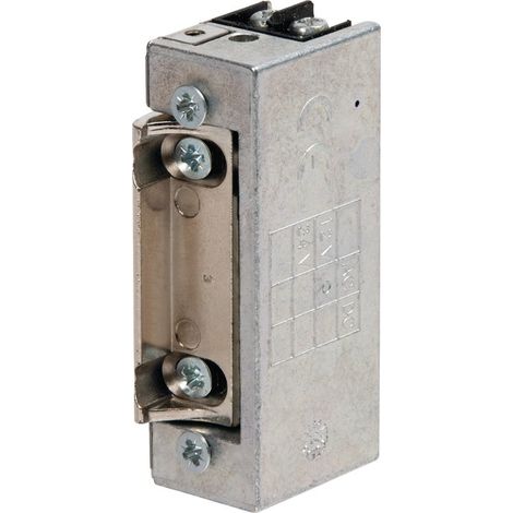 Sewosy – Gâche électrique à émission – Pour portes standards – Tension 12-24V AC/DC – Réversible droite/gauche – Varistance contre surtensions