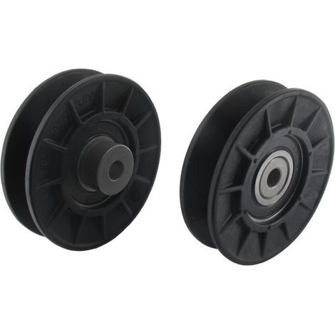 Poulie pour tracteur tondeuse – Diamètre 73 mm – Alésage 8 mm – Remplace AM107334, AM121967 – Performance optimale transmission – John Deere