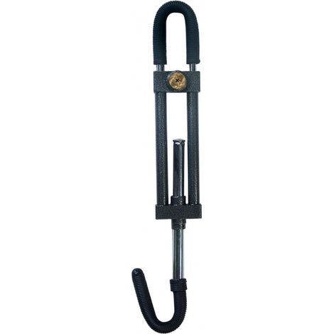TRADE SHOP - Asta Bloccasterzo Telescopico 669 Antifurto Universale Auto Per Volante Pedale -