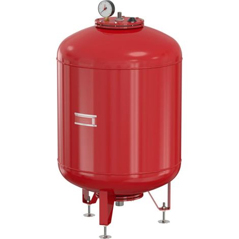 Flamco Druckausdehnungsgefäß FLEXCON M 200 l, 10 b, G 1 1/4 M, Vordr. 6 b, rot (1/2)