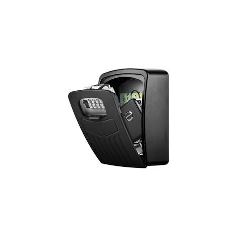 Caja fuerte para llaves, caja fuerte grande de alta calidad, caja fuerte con código digital de 4 dígitos, caja fuerte segura para llaves de montaje en pared para uso interior y exterior, hogar, oficin
