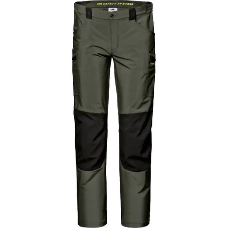 SIR SAFETY SYSTEM ADVENTURE STRETCH Pantalon de travail hydrofuge vert foncé Taille 52