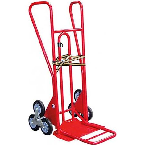 Diable 3 roues pliant charge 250kg - Roues caoutchouc - 810212030