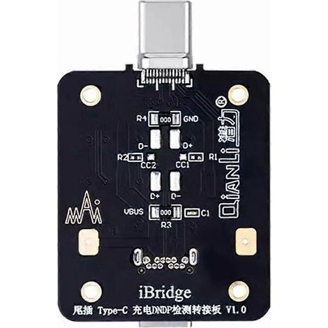 Carte de détection de connecteur de queue iBridge pour Type-C--