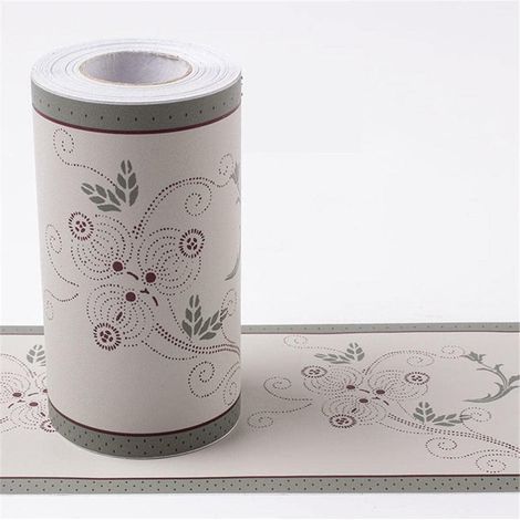 Frises Papier Peint taches brunes 10 X 1000CM Moulure Murale Autocollant Murals Adhesif Murale Plinthe Adhesive PVC (1/4)