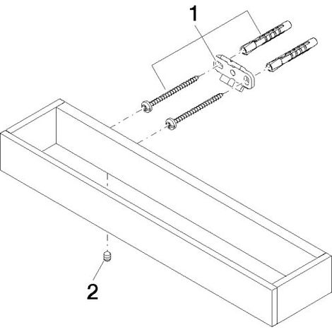 DORNBRACHT 83030780-42 Poignée de baignoire SPÉCIFIQUE À LA SÉRIE 83030780