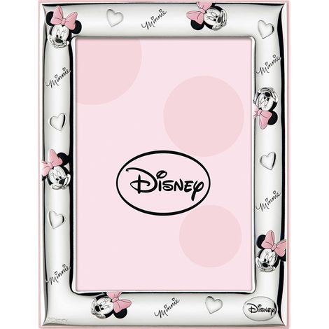 Cadre photo de table en argent pour bébé et fille (1/3)