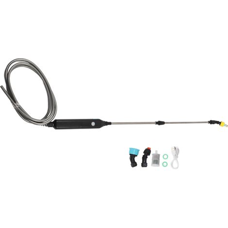 Lance d'arrosage électrique sans fil avec pompe automatique pour jardin - 3 mètres de tuyau (1/5)