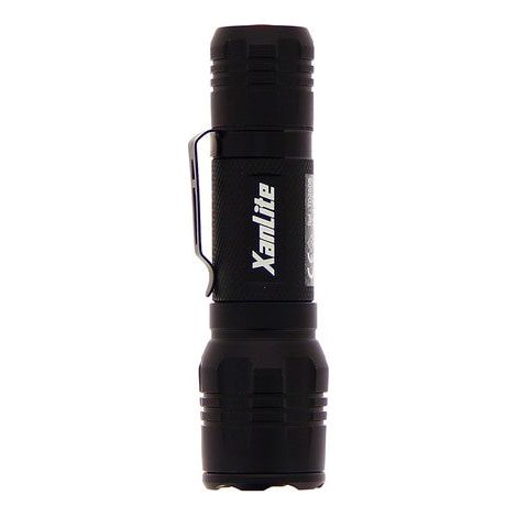 Torcia elettrica a batteria nera Xanlite 250 lm 3 modalità XANLITE