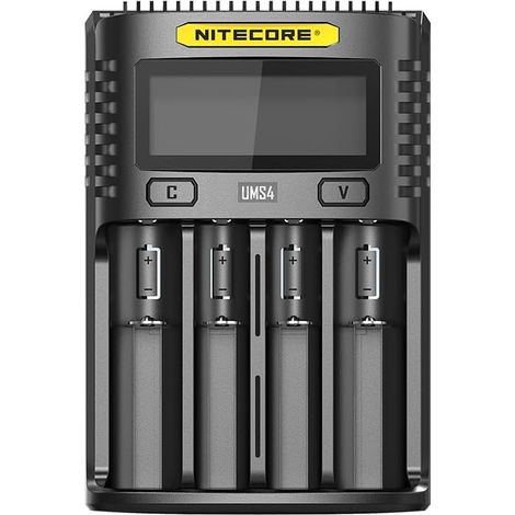 Cargador universal UMS4 3000 mA USB para adultos unisex, negro, L: 159 x W: 107 x H: 41