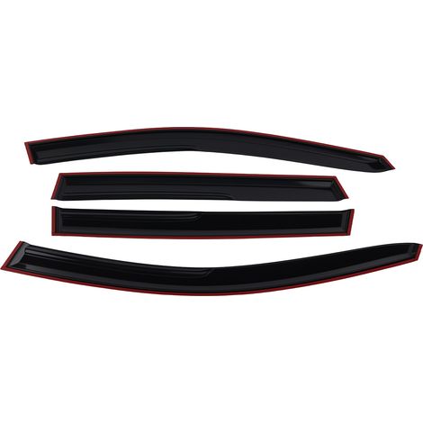 Wind Deflectors Guard Visors for HONDA CR-V MK5 2017-2022 4PCS Black Set (1/5)