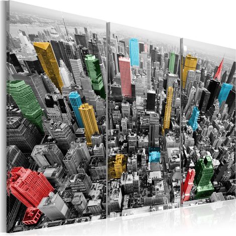 Quadro - New York di colori CMYK - 60x40 (1/4)