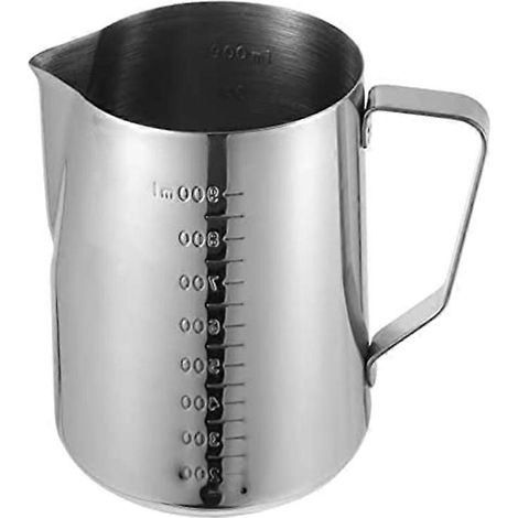 Pot à verser pour la fabrication de bougies, tasse à mesurer en acier inoxydable pour faire fondre la cire, pichet pour la fabrication de bougies et de savons. (1/5)