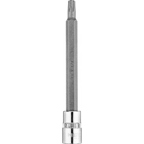 Embout TORX TX27 sur douille 1/4", long, 87 mm (1/5)