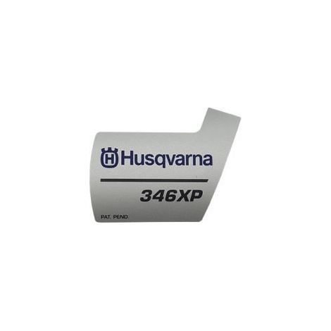 Etiquette pour 346xp 537370504 original husqvarna