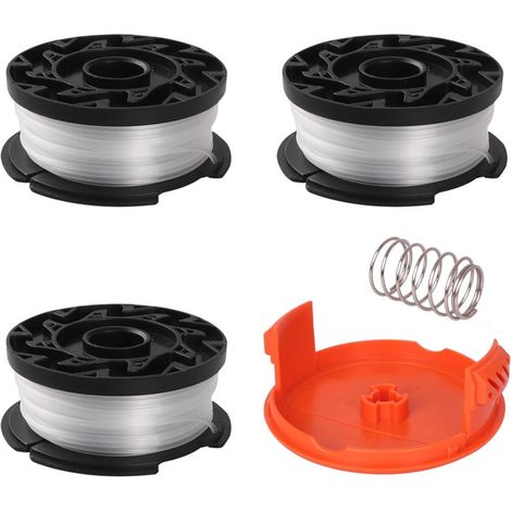 Bobine De Fil Pour Taille-Herbe - Diamètre 1,65 Mm - Longueur 9 M - Compatible Modèles Black & Decker GH400 À LST420 - Lot De 3 Ou 6 (1/5)