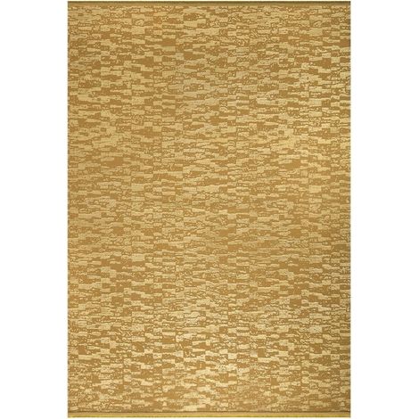 Alfombra antideslizante 120x180 cm color oro con superficie pulida - Angel (1/3)