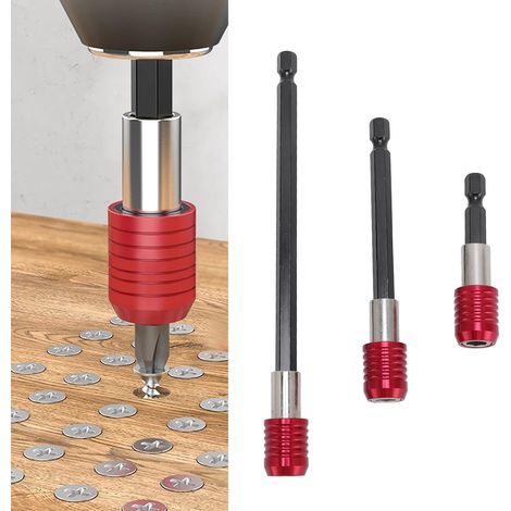 Ensemble de 3 rallonges pour clés Allen de 1/4 pouce (60 mm, 100 mm, 150 mm) (1/5)