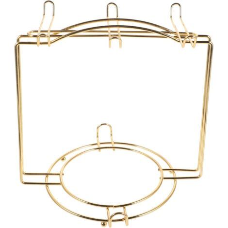 Organisateur de Tasses Assiettes Inoxydable Support de Rangement Vertical pour Tasses Assiettes Élégant pour Cuisine Bureau (1/5)