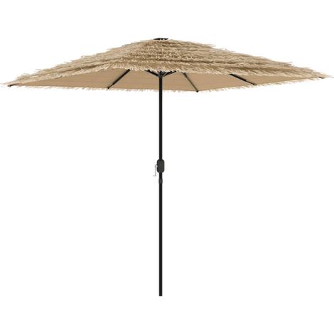 Ombrellone da giardino in poliestere marrone 248 x 248 x 248 cm protezione UV e pioggia stile moderno 020056385