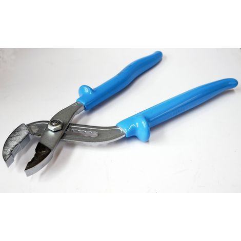 Pince multiprise simple crémaillère isolée manche bleu ATEX II longueur 370mm DERANCOURT