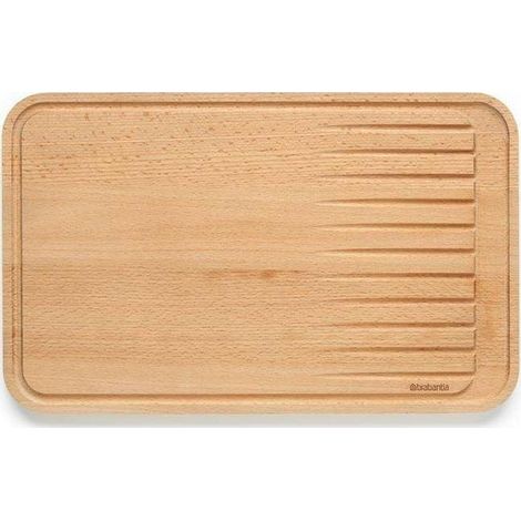 Brabantia Tabla de cortar elegante madera natural 25x40 cm (1/3)
