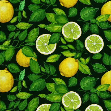 Tissu d'ameublement extérieur Oxford - Motif fruits  DX6552 (1/5)
