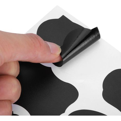 [Stickers] 328 Étiquettes Adhésives PVC Chalkboard pour Pots Fleurs et Stockage [Étanches, Réutilisables, Multi-Size] (1/5)