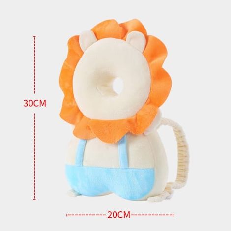 Oreiller de protection pour la tête des enfants, oreiller de protection bébé lion mignon, oreiller de protection pour la tête des tout-petits, petit lion (1/3)