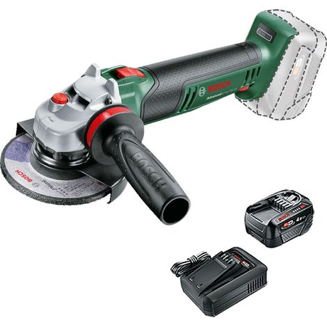 Bosch 06033E5100 AdvancedGrind 18v Angle Grinder 125mm + 4AH Battery Kit