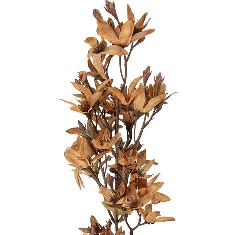 Branche de fleur artificielle décorative en plastique jaune pour intérieur 95 cm - PANGIVO (1/2)