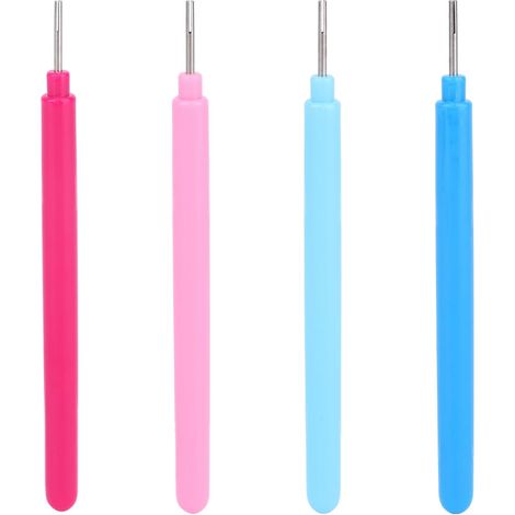 4 Pièces Quilling Papier Outils, Stylos de Quilling à Fente Outils pour Rouler des Fleurs en Papier pour Bricolage Créations Fabrication de Cartes Loisirs Créatifs Artisanat (4 Couleurs) (1/5)
