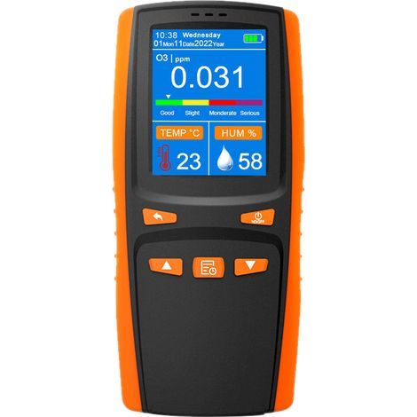 Détecteur D’Ozone Portable O3 Kit D’Outils Détecteur Portable Prend En Charge Le Stockage Des Données Télécharger 0-5 PPMKilométrage Réduit (1/5)