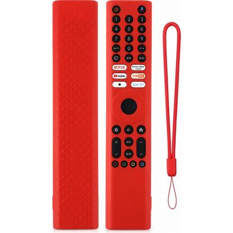 Housse en Silicone Rouge pour Télécommande TV Compatible avec Xiaomi XMRM-P3 (1/5)