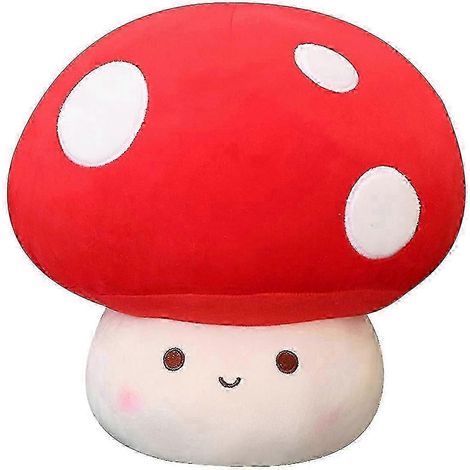 Niedliches Kawaii-Pilz-Plüschtier, pilzförmiges Kissen, ideales Geschenk für Kinder, 23 bis 30 cm, kleiner Deko-Pilz für Zuhause (1/5)