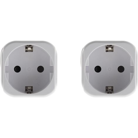 Lot de 2 adaptateurs France/UE vers Angleterre/UK - Zenitech