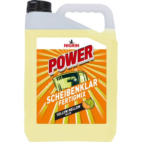 Nigrin Scheibenklar Power Yellow-Melon gebrauchsfertig 5 L Scheibenreiniger