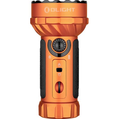 OLight Marauder Mini orange LED Taschenlampe Große Reichweite akkubetrieben 7000 lm 462 g (1/5)