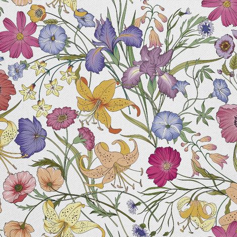 Outdoor dekostoffe oxford - Motiv Feld von Blumen (1/5)