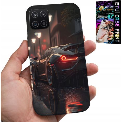 Custodia per Samsung A12 / M12 - auto sportive, vetro ventola automobilistico (1/5)