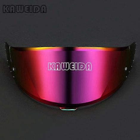 Visière de casque SHOEI RF1400 NXR2 CWR-F2 CWR-F2R Z8 X15 X-Fifteen X-SPR Pro, protection solaire et UV, couleur : rose rouge (1/4)