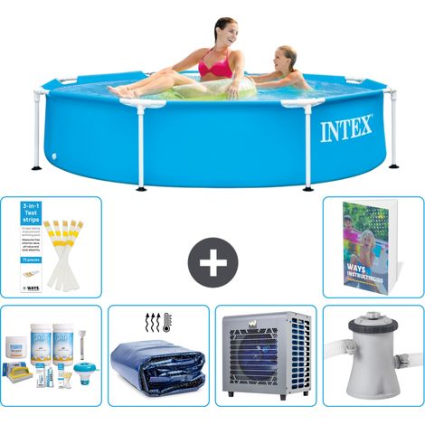 Intex Piscine Tubulaire Ronde - 244x51 cm - 7-pièces S128 (1/5)