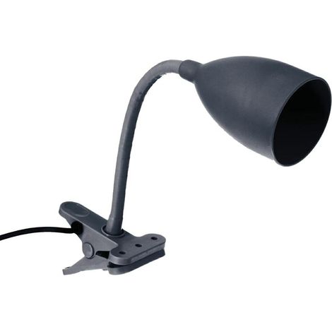 Sily Lampe mit Klemme, dunkelgrau (1/3)