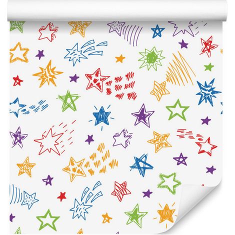 Papier peint Étoiles filantes pour salon et chambre 50x1000 cm (1/5)