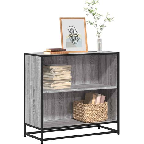 Bücherschrank Grau Sonoma 80,5x35x76 cm Holzwerkstoff