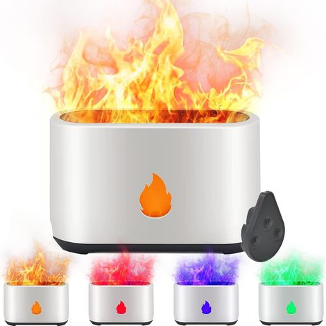 Diffusor für ätherische Öle – 5 V, 200 ml, Flamme, weiß (1/5)